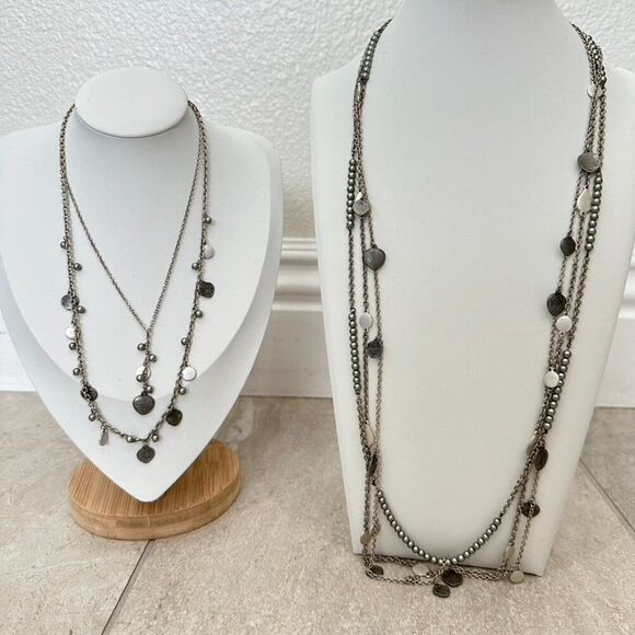 Premier Designs Heart Charm Necklace 2 in 1 - Layer interchangeable - Picture 2 of 7